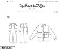 Sites similar to republiqueduchiffon.com