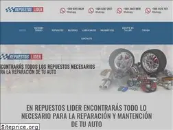 Sites similar to repuestoslider.cl
