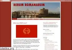 Sites similar to rerumromanarum.com