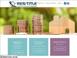 Sites similar to res-title.com