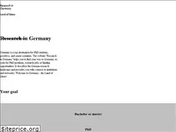 Sites similar to research-in-germany.org