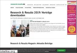Sites similar to research-results.de