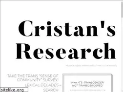 Sites similar to research.cristanwilliams.com