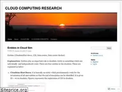 Sites similar to researchcloudcomputing.wordpress.com