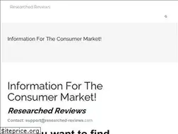 Sites similar to researched-reviews.com
