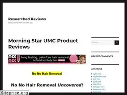 Sites similar to researched-reviews.org
