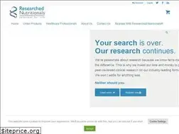 Sites similar to researchednutritionals.com