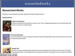 Sites similar to researchedworks.com