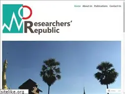 Sites similar to researchersrepublic.org