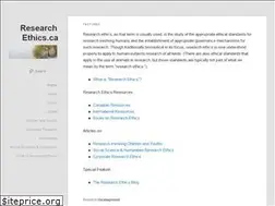Sites similar to researchethics.ca