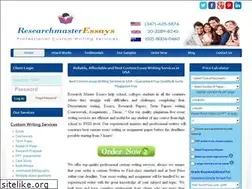 Sites similar to researchmasteressays.com