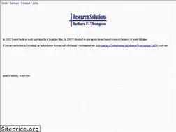 Sites similar to researchsolutions.net