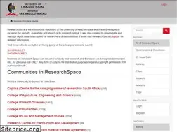 Sites similar to researchspace.ukzn.ac.za