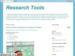 Sites similar to researchtoolsbox.blogspot.com