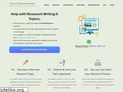 Sites similar to researchtopichelp.net