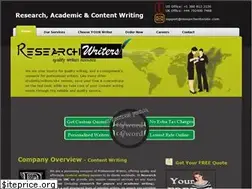 Sites similar to researchwritersinc.com