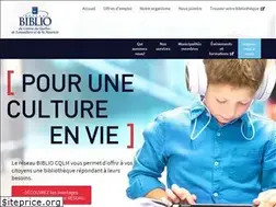 Sites similar to reseaubibliocqlm.qc.ca