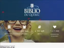 Sites similar to reseaubiblioduquebec.qc.ca