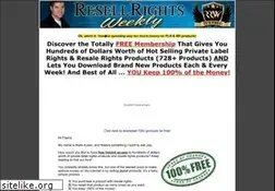 Sites similar to resell-rights-weekly.com