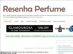 Sites similar to resenhaperfu.me