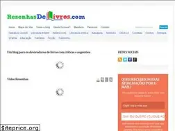 Sites similar to resenhasdelivros.com