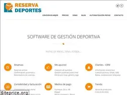 Sites similar to reservadeportes.com