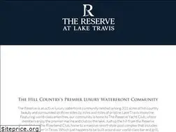 Sites similar to reserveatlaketravis.com