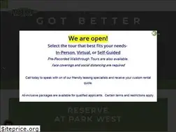 Sites similar to reserveatparkwest.com