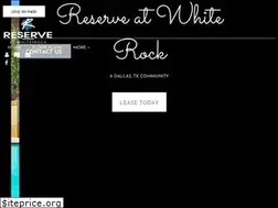Sites similar to reserveatwhiterock.com