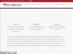 Sites similar to reservedbarking.com