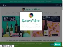 Sites similar to reservewines.co.uk