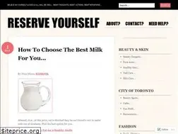 Sites similar to reserveyourself.wordpress.com