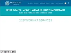 Sites similar to reservoirchurch.org