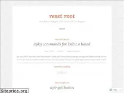 Sites similar to resetroot.wordpress.com