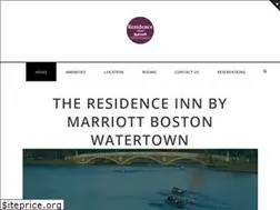 Sites similar to residenceinnwatertown.com