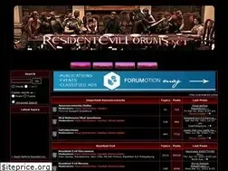 Sites similar to residentevilforums.forumotion.com