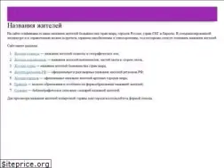 Sites similar to residentname.ru