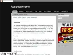 Sites similar to residualincome100.blogspot.com