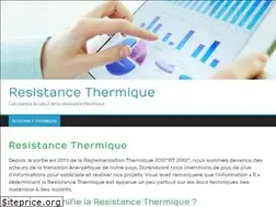 Sites similar to resistance-thermique.com