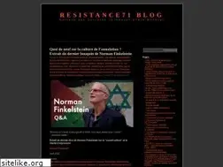 Sites similar to resistance71.wordpress.com