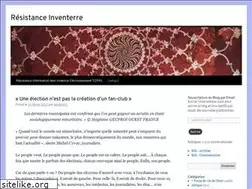 Sites similar to resistanceinventerre.wordpress.com