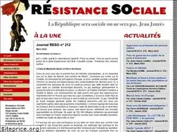 Sites similar to resistancesociale.fr