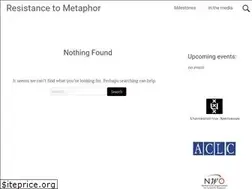 Sites similar to resistancetometaphor.org