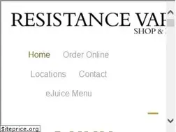 Sites similar to resistancevaporshop.com