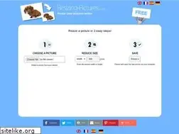 Sites similar to resizing-pictures.com