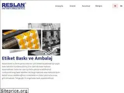 Sites similar to reslan.com.tr