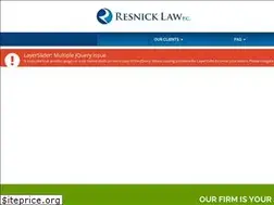 Sites similar to resnicklaw.com