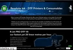Sites similar to resoluteink.co.uk