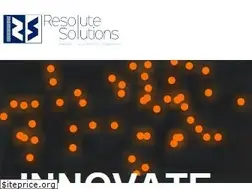 Sites similar to resolutesolutions.in