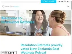 Sites similar to resolutionretreats.co.nz